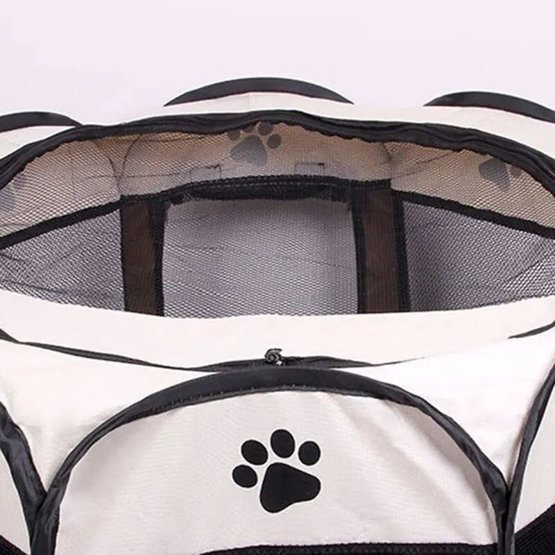 Portable Octagonal Pet Tent Kennel: Foldable Shelter for Pets of all sizes