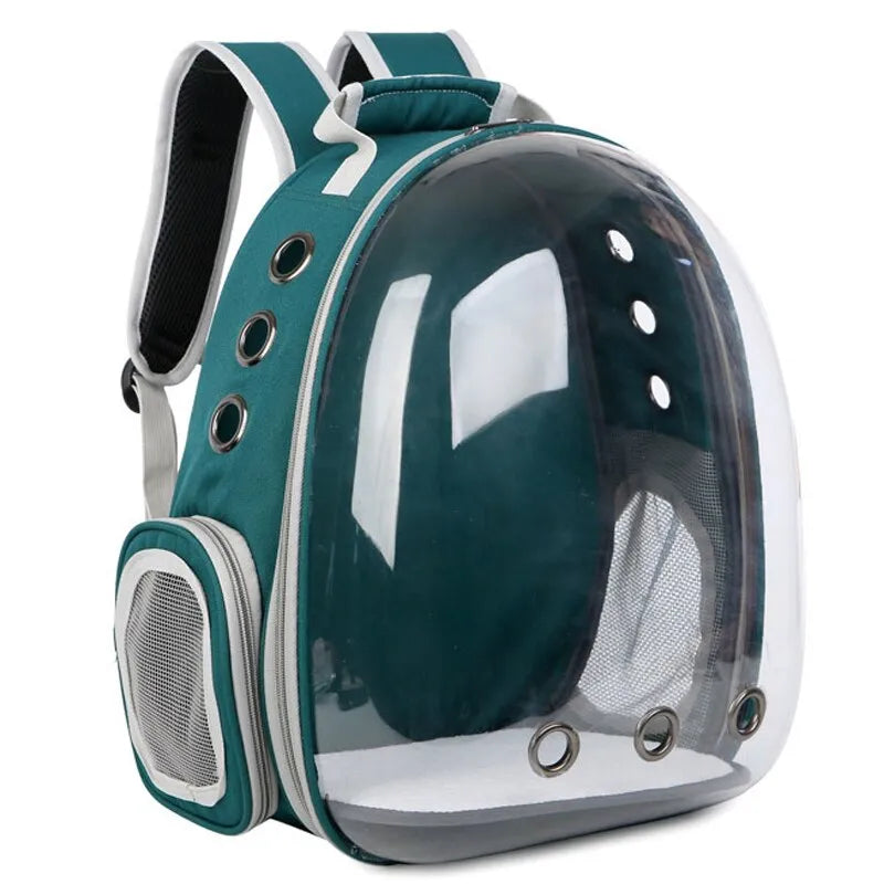 Transparent Capsule Cat Pet Carrier Backpack - Travel-Friendly Design