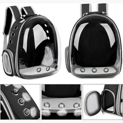 Transparent Capsule Cat Pet Carrier Backpack - Travel-Friendly Design